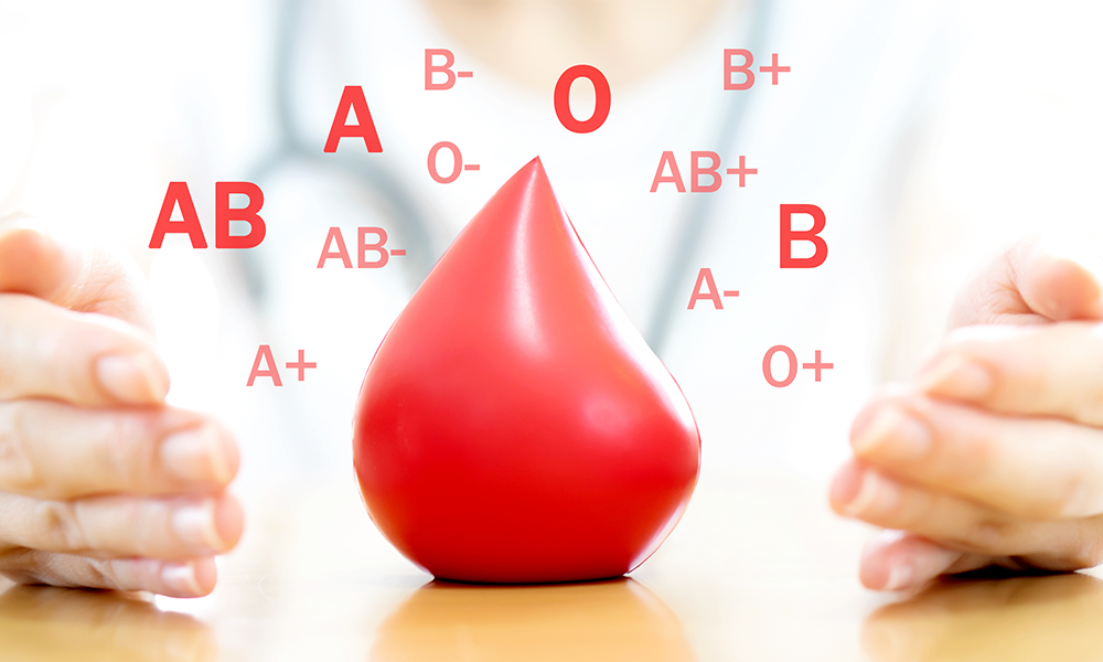 Image that symbolizes all the blood types