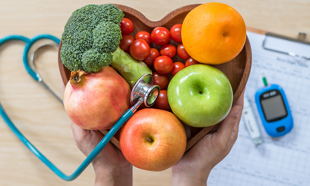 Fruits and vegetables help your heart